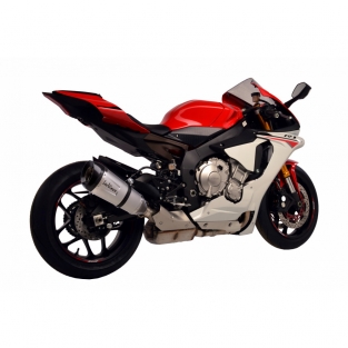 Leovince Factory S RVS Slip-on Einddemper met E-keur Yamaha YZF-R1 2015-2016